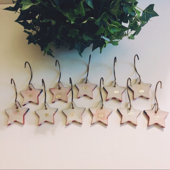 COPY - Star Shaped American Flag Shower Hooks - Picture 2 of 5
